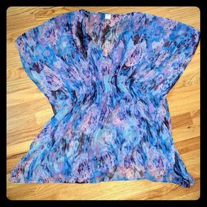 Flowy butterfly top